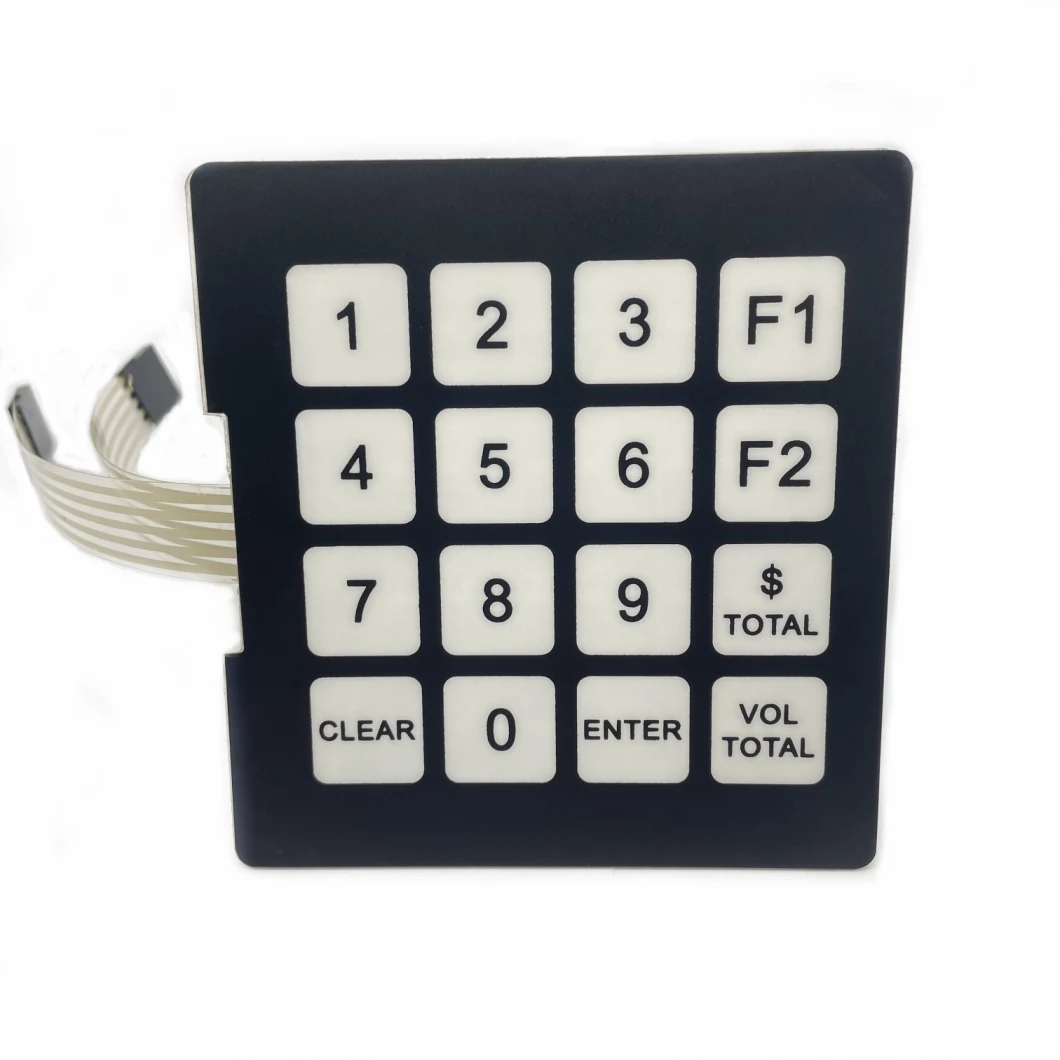 4*4 Matrix 16 Keys Membrane Switch Fuel Dispenser Keypad