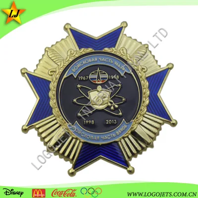 Police Badge Semi-Transparent Soft Enamel Souvenir Award Gift Lapel Pin