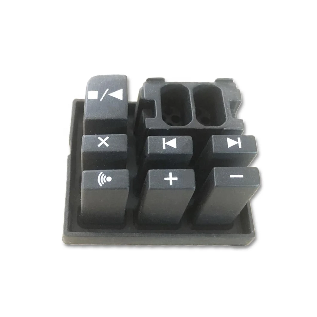 Silicone Button Keypad Black Silicone Rubber Keypad