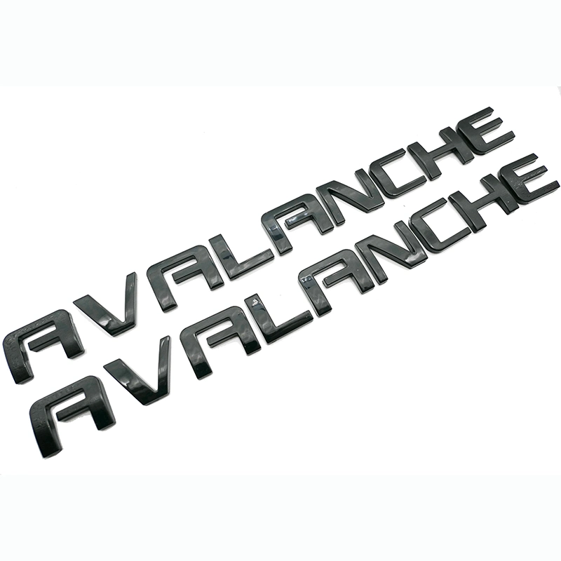 Avalanche Emblem 3D Letter Nameplate Badge Emblem