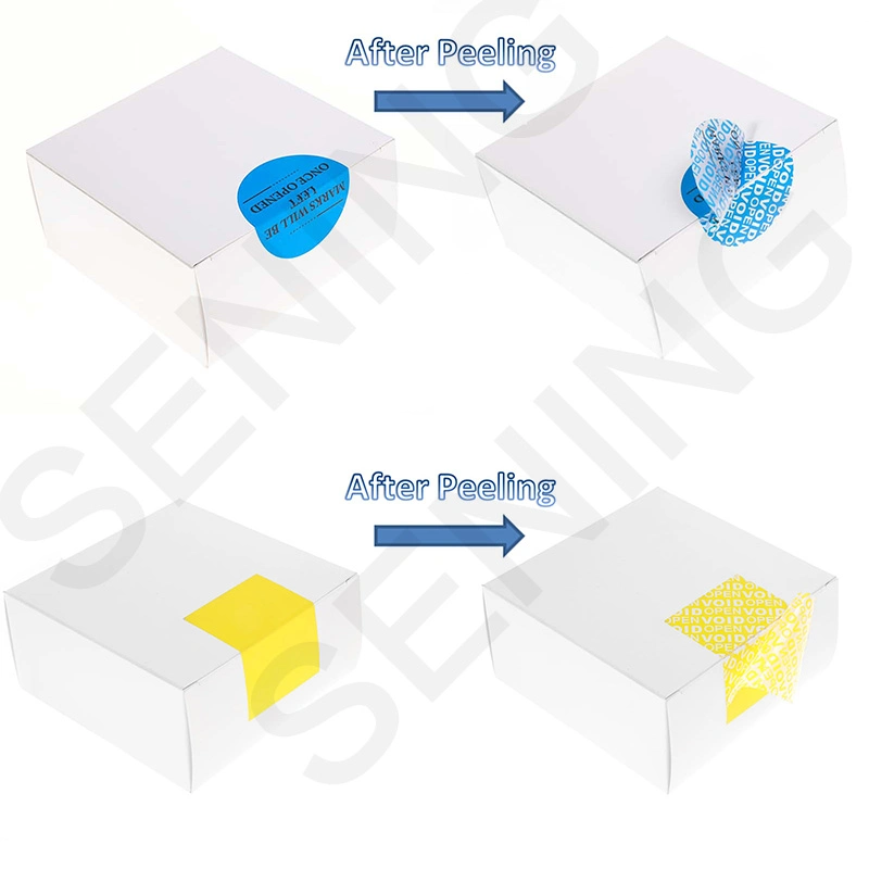 Custom Printing Tamper Evident Security Void Sealing Adhesive Label Sticker