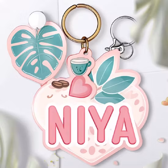 Custom 3D PVC Rubber Keychain for Promotional Gifts