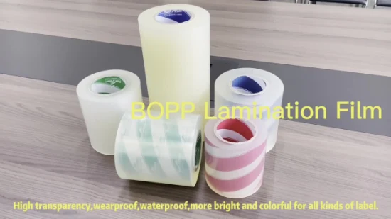 80 PE Film Self Adhesive Label with Glassine Paper for Label Material