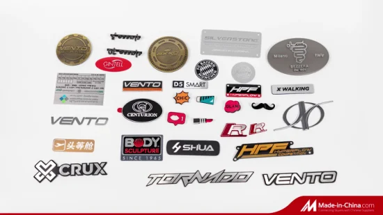 Custom Metal Plate Metal Badge Metal Label and All Kinds Metal Tags Logo Nameplate