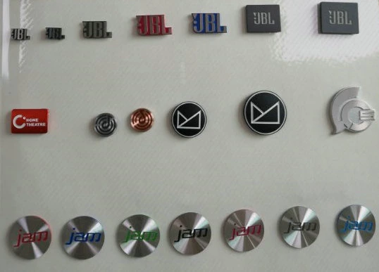 Various Alloy Metal Badge Brand Logo Nameplate with High Quality Surface Treatment