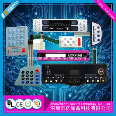 Membrane Keyboard Factory Flexible PCB Assembly in Double-Sided PCB Printed Circuit Board